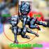 Metal Crawling Kid Yhantra Guman Gambling Win Money Lp Udomsub Thai Amulet 17532
