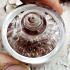 Large Sarira Buddha Relic Sacred Phatad Stupa Lucky Sepia Rose Thai Amulet 17538