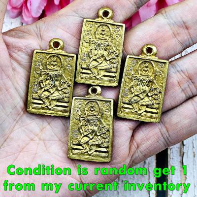 Buddha Sit Over PhaPhom 4Face Rich Fortune Doo Watsakae Be2522 Thai Amulet 17542