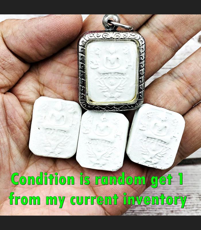 Buddha Ride Garuda PayaKrut Wheel Leader Parn Lp Doo Watsakae Thai Amulet 17546