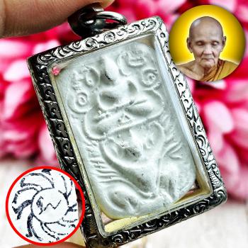 Buddha Ride Garuda Payakrut Wheel Control Parn Lp Doo Watsakae Thai Amulet 17547