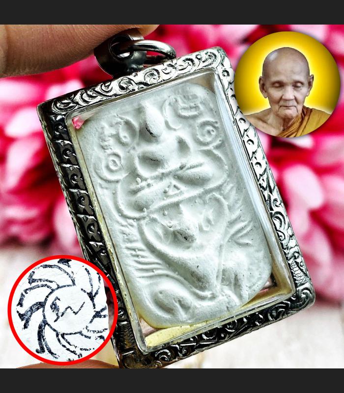 Buddha Ride Garuda Payakrut Wheel Control Parn Lp Doo Watsakae Thai Amulet 17547