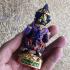 Sihu Hata 4era 5eye Gambling Win Kamfan Be2566 Statue Purple Thai Amulet #17561