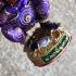 Sihu Hata 4era 5eye Gambling Win Kamfan Be2566 Statue Purple Thai Amulet #17561