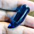 Leklai Naga Eye Claw Fang Healing Stone Crystal Somporn Blue Thai Amulet #17563