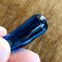 Leklai Naga Eye Claw Fang Healing Stone Crystal Somporn Blue Thai Amulet #17563