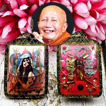 Goddess Oil Lust Love Lady 9tail Fox Kumiho Kitsune Lp Neramit Thai Amulet 17564