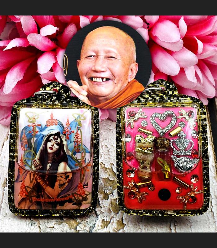 Goddess Oil Lust Love Lady 9tail Fox Kumiho Kitsune Lp Neramit Thai Amulet 17564