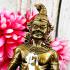 Lersri Hermit Statue Ngung Lucky Wealth Nikom Kom Triwet Gold Thai Amulet #17567