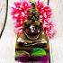 Lersri Hermit Statue Ngung Lucky Wealth Nikom Kom Triwet Gold Thai Amulet #17567