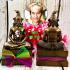 Lersri Hermit Statue Ngung Lucky Wealth Nikom Kom Triwet Gold Thai Amulet #17567