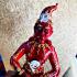 Ngung Master Hermit Statue Lersri Wealth Nikom Kom Triwet Red Thai Amulet #17568