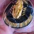 Metal Pidta Close Eye Wasp Sivali Protection Life Lp Jeed Gold Thai Amulet 17573