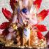 Statue Sexy Lady 9tail Fox Kumiho Kitsune Gambling Ac Ole 12cm Thai Amulet 17577
