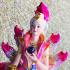 Statue Sexy Lady 9 Tail Fox Kumiho Kitsune Wealth Ac Ole 12cm Thai Amulet #17578
