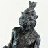 Large Bronze Statue Lersri Puseir Tiger Face Hermit Nen Be2555 Thai Amulet 17580