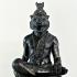Large Bronze Statue Lersri Puseir Tiger Face Hermit Nen Be2555 Thai Amulet 17580