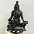 Large Bronze Statue Lersri Puseir Tiger Face Hermit Nen Be2555 Thai Amulet 17580