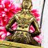 Ngung Yhanta Guygaew Statue Lersri Lucky Nikom Kom Triwet Gold Thai Amulet 17581