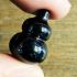 Naga Eye Leklai Protection Crystal Stone Bottles Black Somporn Thai Amulet 17588