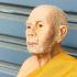 Lifelike Realistic Wax Figures Monk Statue Lp Tim Watlahanrai Thai Amulet #17590 SIZE 5 INCH