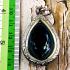 Leklai Nakee Protection Harmless Naga Eye Healing Stone Black Thai Amulet #17591
