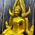 Large 30cm Buddha Chinnaraj Statue Lucky Fortune Shine Bright Thai Amulet #17594