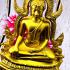 Large 30cm Buddha Chinnaraj Statue Lucky Fortune Shine Bright Thai Amulet #17594
