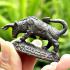 Wouetanu Buffalo Cow Harmless Prevent Kalong Be2551 Black Nawa Thai Amulet 17599