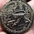 Monkey Hanuman Alpaka Medal Fortune Win Rich Lp Kalong Be2549 Thai Amulet #17600