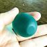 Mystical Mae Khong River Rock Gems Stone Leklai Naga Egg Blue Thai Amulet #17601