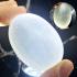 Mystical Mae Khong River Rock Gems Stone Leklai Naga Egg White Thai Amulet 17602