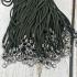 Lotx100 Pcs Necklace Chain Nylon 30cm Hook Wear Thai Amulet Green Olive #17606