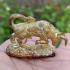 Wouetanu Buffalo Harmless Prevent Kalong Be2551 Yellow bullet Thai Amulet #17607