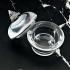 Pagoda Clear Solid Empty Stupa Container Box Case Buddha Relic Thai Amulet 17614