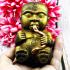 Guman Lokok Boy Baby Statue Ashes Fetus Wealth Lp Nen Be2554 Thai Amulet #17622