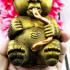 Guman Lokok Boy Baby Statue Ashes Fetus Wealth Lp Nen Be2554 Thai Amulet #17622