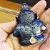 Rahu Wealth Gambling Money Magic Eat Moon Subin Bronze Statue Thai Amulet #17630