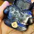 Rahu Wealth Gambling Money Magic Eat Moon Subin Bronze Statue Thai Amulet #17630