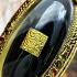 Leklai Kotpi Black Gold Case Capsule Naga Eye Protect Somporn Thai Amulet #17634