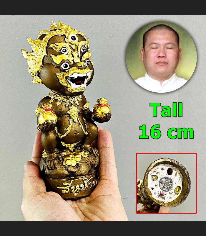 Monkey Statue Sihhata 4era 5eye Casino Rich Gambling Win Subin Thai Amulet 17643