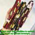 Girded Takrut 16Bullet Protection Safe Belt Lucky Litt Be2547 Thai Amulet #17649