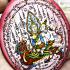 LARGE PHETPAYATON PENDANT CHARMING LUCKY LOVE OVAL PINK LP INN LGBT LUST BE2553 AMULET THAI 17653