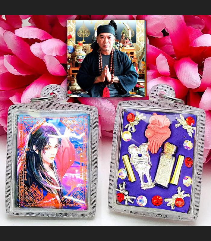 Kumiho Male Fox Nine 9tail Magic Lucky Charm Love Lust LGBTQ Thai Amulet #17660