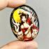 9Tail Fox Lady Charm Lust Magic Lucky Love Phra Arjarn O Ajarn Thai Amulet 17662