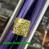 Naga Eye Leklai Kaew Kodpe Capsule Lucky Stone Somporn Purple Thai Amulet #17668