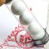 White Leklai Pearl Arahan Buddha Relic Guanyin Reiki Stone Thai Amulet #17675