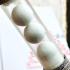 White Leklai Pearl Arahan Buddha Relic Guanyin Reiki Stone Thai Amulet #17675