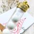 White Pearl Arahan Buddha Relic Guanyin Lucky Stone X3 Leklai Thai Amulet #17676