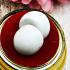White 2 Leklai Pearl Buddha Relic Healing Reiki Stone Meditate Thai Amulet 17677